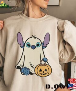 Stitch Ghost Halloween Comfort Color Shirt Retro Pumpkin Sweatshirt Mickey Classic
