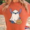 Stitch Ghost Halloween Comfort Colors Shirt Vintage Pumpkin Trick Or Classic Unisex