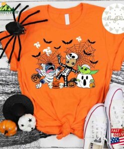 Stitch Groot Friends Halloween Shirt Cute Star Wars Classic Hoodie