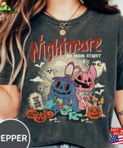 Stitch Halloween Comfort Colors Shirts Disneyland Shirt Angel Classic Hoodie