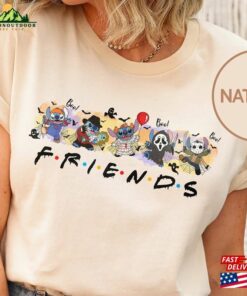 Stitch Halloween Horror Friends Shirts Disney Shirt Trick Or Treat Hoodie Classic