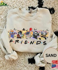 Stitch Halloween Horror Friends Shirts Disney Shirt Trick Or Treat Hoodie Classic