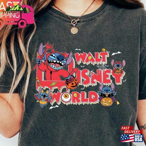 Stitch Halloween Shirt Walt Disney World Classic Hoodie