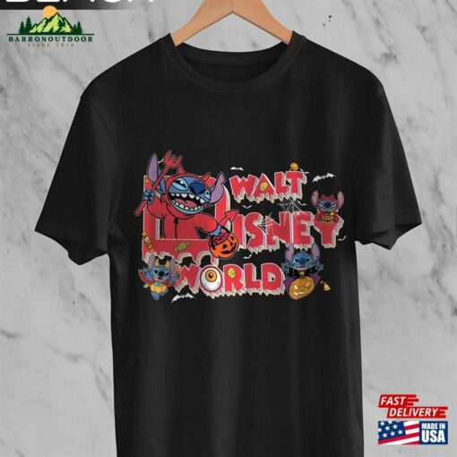 Stitch Halloween Shirt Walt Disney World Classic Unisex