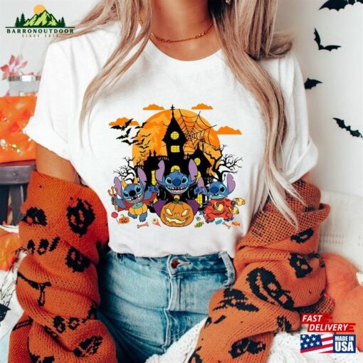 Stitch Halloween Sweatshirt Disney Trick Or Treat Unisex