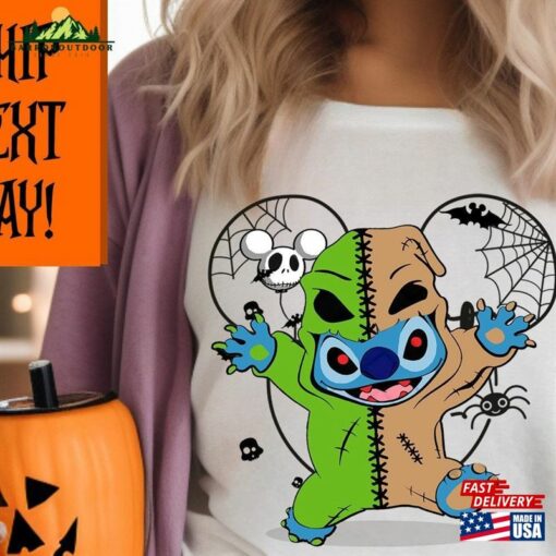 Stitch Halloween Sweatshirt Funny Shirt Donald Classic