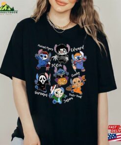Stitch Horror Halloween Shirt Disney Hoodie T Shirt 3