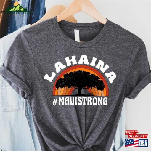 Support Maui Strong Shirt Lahaina Banyan Tree Hawaii T-Shirt Classic