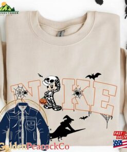 Swoosh Mickey Skeleton Halloween Sweatshirt Funny Disney T-Shirt Retro Shirt