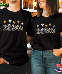 T Shirt (1822) Happy Halloween 2023 Mouse Heads Doodle Face Wonderland Castle Boys Girls Men Women Couple Matching Thanksgiving Gift T-Shirt Unisex Classic