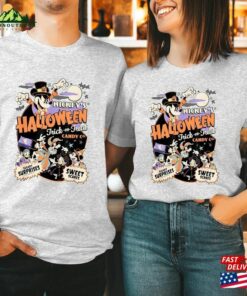 T Shirt 1856 Happy Halloween 2023 Mouse Heads Doodle Face Wonderland Castle Boys Girls Men Women Couple Matching Thanksgiving Gift T Shirt Hoodie 3
