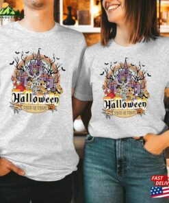 T Shirt 1882 Happy Halloween 2023 Mouse Heads Doodle Face Wonderland Castle Boys Girls Men Women Couple Matching Thanksgiving Gift T Shirt Sweatshirt 3