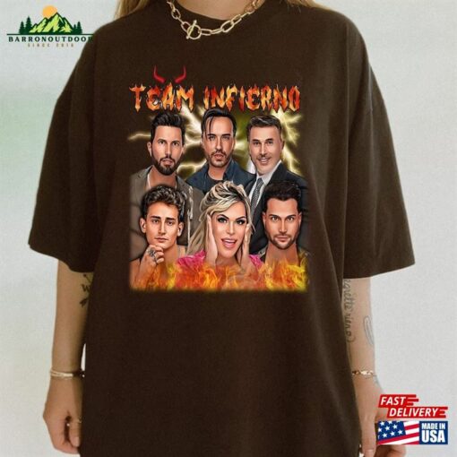 Team Infierno Wendy Poncho T-Shirt V Neck Hoodie Sweatshirt Gift Shirt For Fans 2023 On Halloween Birthday Unisex