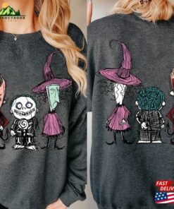 Team Lock Shock Barrel Ready Oogie Boogie Nightmare Before Christmas Crewneck Sweatshirt Hoodie