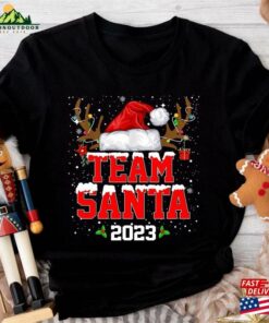 Team Santa 2023 Christmas Shirt Matching Family Reindeer Lights Unisex Hoodie 2 Team Santa 2023 Christmas Shirt Matching Family Reindeer Lights Unisex Hoodie 3