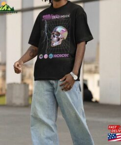 Tee Unisex Premium Halloween Skull Retro Quot Dead Inside Classic