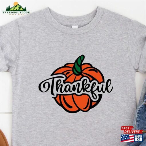 Thankful Comfort Colors Pumpkin Shirt For Gift T-Shirt Hoodie