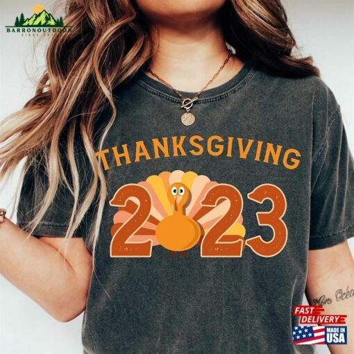 Thanksgiving 2023 Shirt Sweatshirt Family Matching Outfits T-Shirt