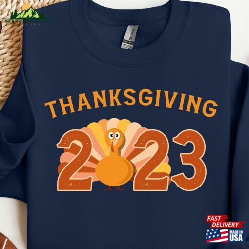 Thanksgiving 2023 Shirt Sweatshirt Family Matching Outfits T-Shirt