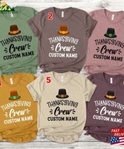 Thanksgiving Crew Custom 2023 Shirt Thanksfriend Turkey Day T-Shirt Hoodie
