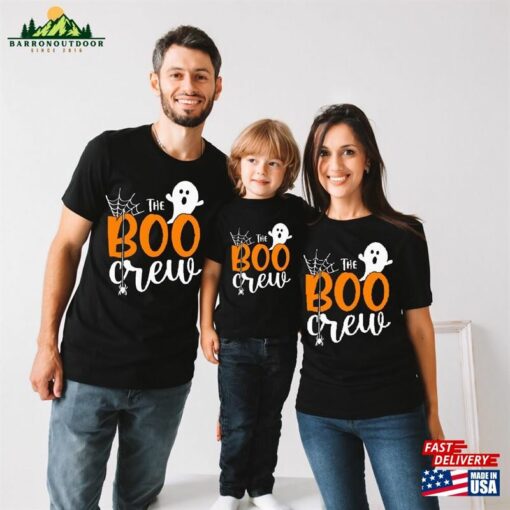 The Boo Crew Halloween Shirts Shirt Cute Classic Unisex