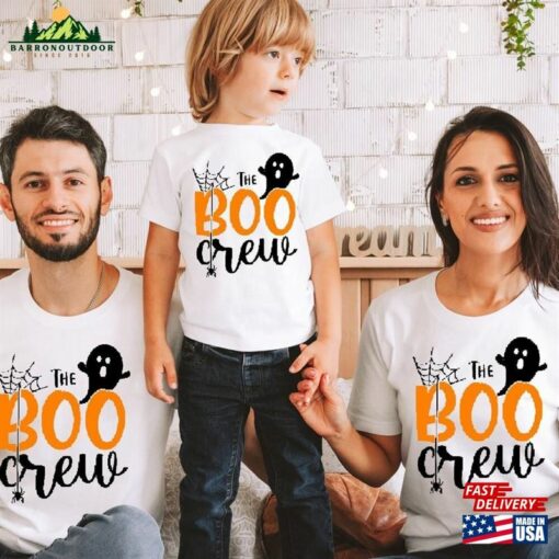 The Boo Crew Halloween Shirts Shirt Cute Classic Unisex