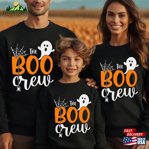 The Boo Crew Halloween Sweatshirt Ghost Unisex