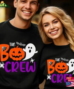 The Boo Crew Sweatshirt Halloween Ghost Hoodie Classic