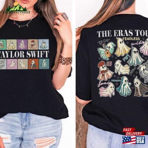 The Eras Tour Ghost 2 Sided T-Shirt Front And Back Shirt Classic Hoodie