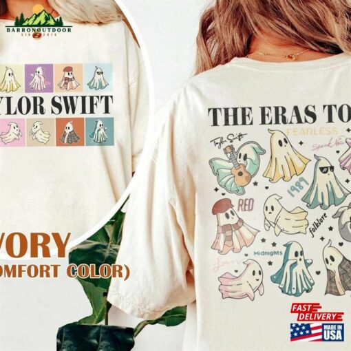 The Eras Tour Ghost 2 Sided T-Shirt Front And Back Shirt Classic Hoodie