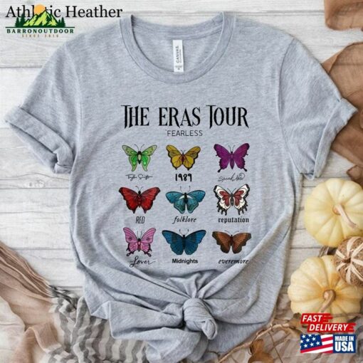 The Eras Tour Ghost Halloween Album Taylor Butterfly Shirt Hoodie Classic