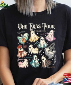 The Eras Tour Ghost Halloween Taylor Swift Shirt Swiftie Fan Sweatshirt Hoodie