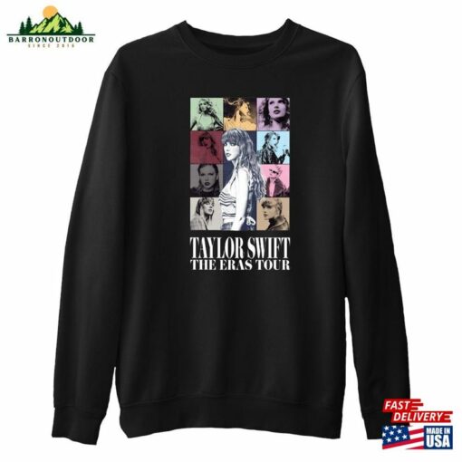 The Eras Tour Shirt 2023 T-Shirt Midnights Album Unisex Sweatshirt