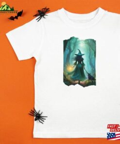 The Green Witch For Halloween 2023 Unisex Jersey Short Sleeve Tee T-Shirt Sweatshirt