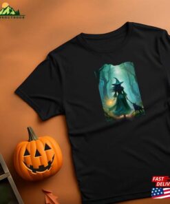 The Green Witch For Halloween 2023 Unisex Jersey Short Sleeve Tee T Shirt Sweatshirt 3