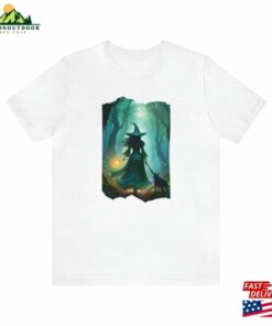 The Green Witch For Halloween 2023 Unisex Jersey Short Sleeve Tee T Shirt Sweatshirt 4