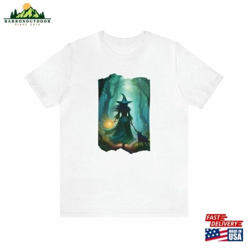 The Green Witch For Halloween 2023 Unisex Jersey Short Sleeve Tee T-Shirt Sweatshirt