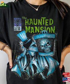 The Hatbox Ghost Haunted Mansion 999 Happy Haunts Hat Box Comfort Colors T-Shirt Unisex Sweatshirt