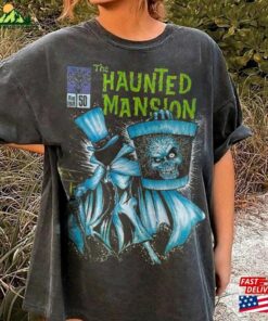 The Hatbox Ghost Haunted Mansion 999 Happy Haunts Hat Box Comfort Colors T-Shirt Unisex Sweatshirt