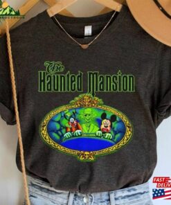 The Haunted Mansion Mickey Goofy And Hitchhiking Ghosts T-Shirt Disney Trip Sweatshirt Hoodie 2023 Gift For Men Women