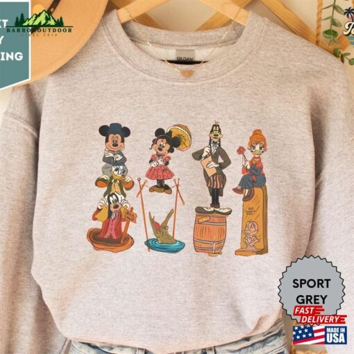 The Haunted Mansion Retro Comic Sweatshirt Halloween Sweat Tee T-Shirt Classic