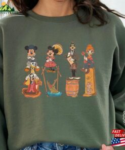 The Haunted Mansion Retro Comic Sweatshirt Halloween Sweat Tee T-Shirt Classic