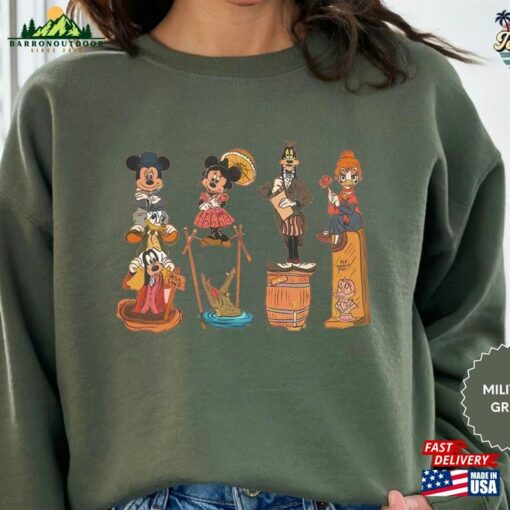 The Haunted Mansion Retro Comic Sweatshirt Halloween Sweat Tee T-Shirt Classic