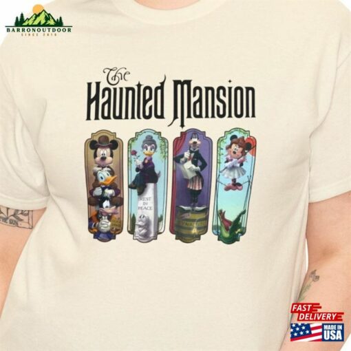 The Haunted Mansion Retro Comic Sweatshirt Mickey Not So Scary Shirt Halloween 2023 Classic Unisex