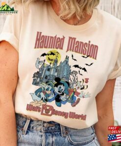 The Haunted Mansion Shirt Mickey And Friends Hitchhiking Ghosts Disney Trip 2023 Classic Unisex