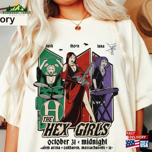 The Hex Girls Rock Band Music T-Shirt Shirt 2023 Tour Unisex