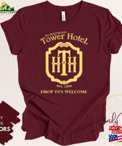 The Hollywood Tower Hotel Shirt Twilight Zone Of Terror Classic Unisex 4