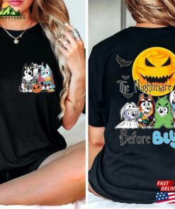 The Nightmare Before Bluey Shirt And Friends Halloween Hoodie Classic