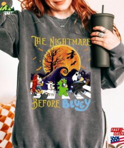 The Nightmare Before Bluey Shirt And Friends Unisex Hoodie 3
