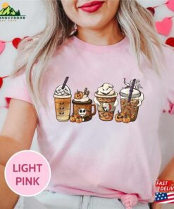 The Nightmare Before Christmas Coffee Shirt Cups Sweatshirt Skeleton Halloween Hoodie Classic